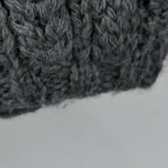 Ann Taylor Loft Womens Cardigan Sweater SZ S Wool Alpaca Blend Grey Cable Knit - Picture 4 of 9